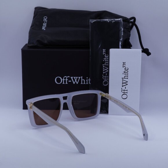 Off-White OERI13W STRATFORD 0964 Square Sunglasses – Grey/Brown - Picture 5 of 9